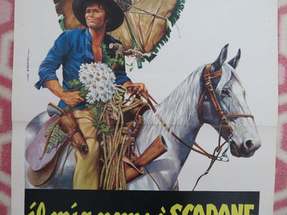 IL MIO NOME E SCOPONE E FACCIO... ITALIAN LOCANDINA (27.5"x13") POSTER 1975 - Rendezvous Cinema