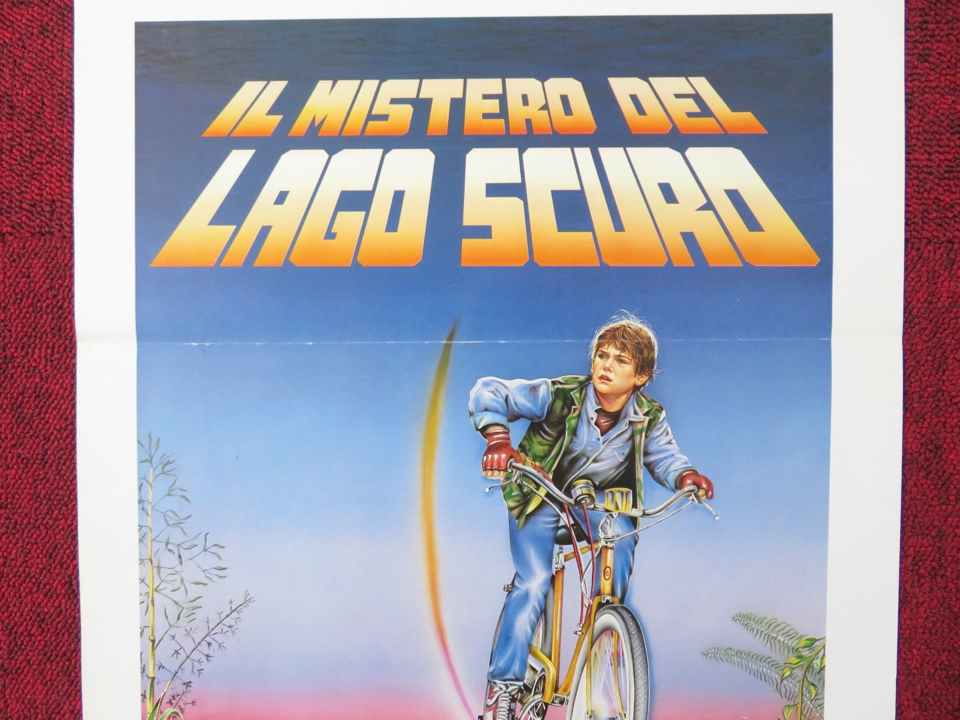 IL MISTERO DEL LAGO SCURO ITALIAN LOCANDINA POSTER HENRY THOMAS TONY BARRY 1987 Rendezvous Cinema Movie posters