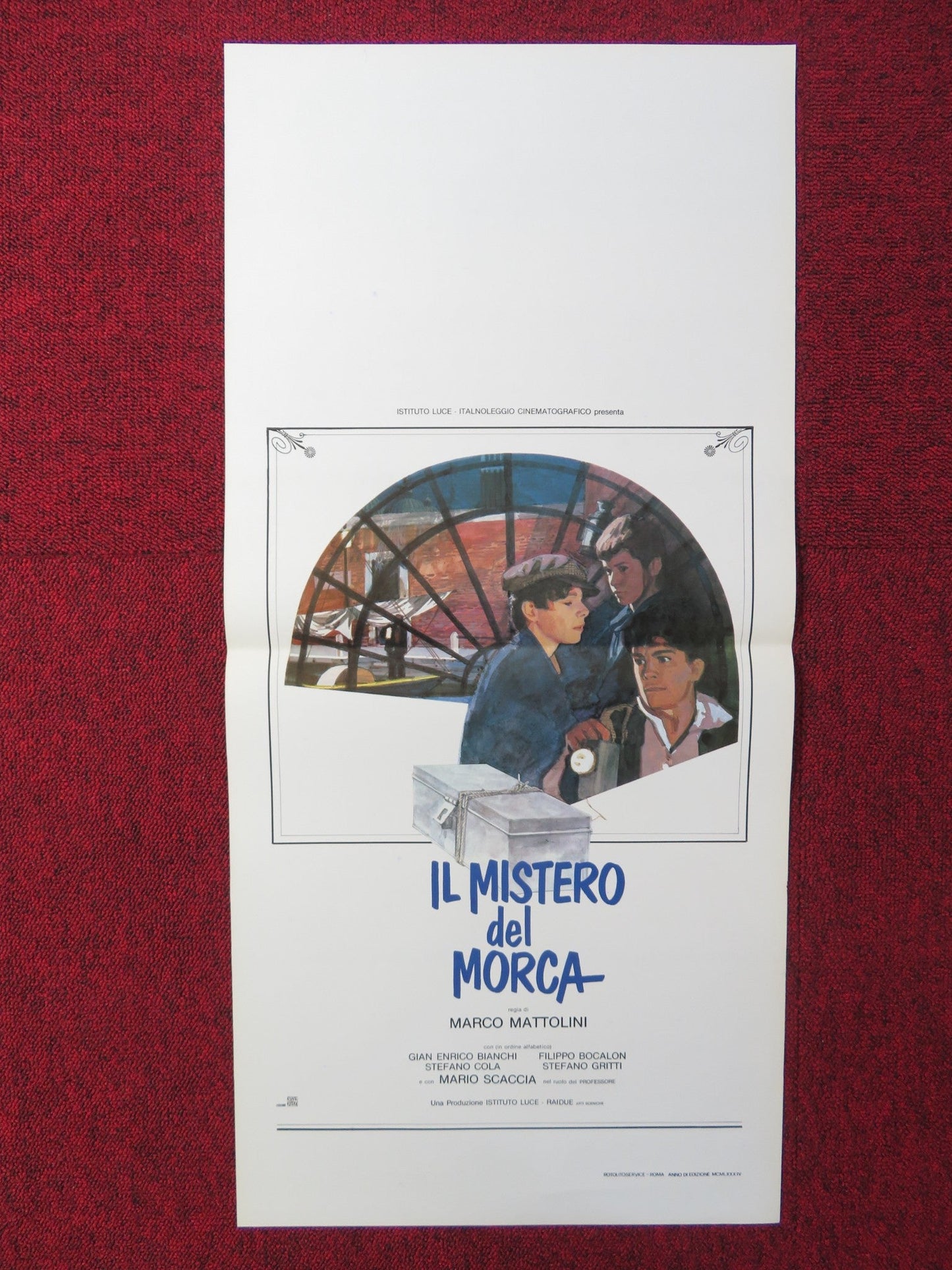 IL MISTERO DEL MORCA ITALIAN LOCANDINA POSTER GOGO BIANCHI FILIPPO BOCALON 1984 Rendezvous Cinema Movie posters