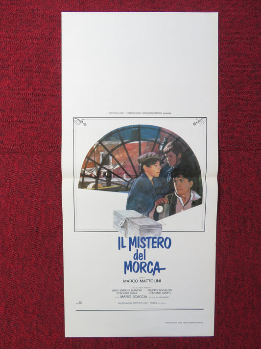 IL MISTERO DEL MORCA ITALIAN LOCANDINA POSTER GOGO BIANCHI FILIPPO BOCALON 1984 Rendezvous Cinema Movie posters