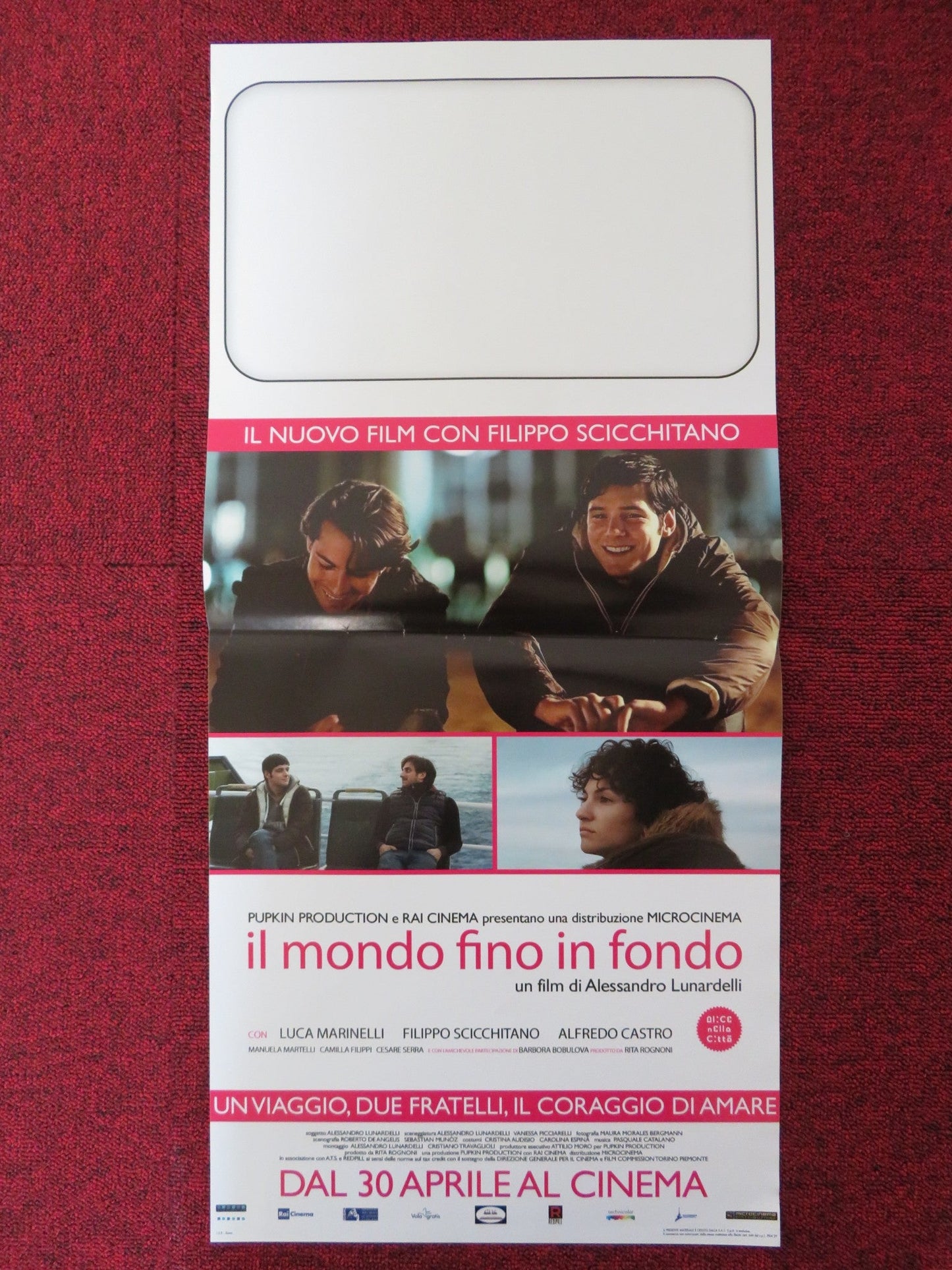 IL MONDO FINO IN FONDO ITALIAN LOCANDINA POSTER LUCA MARINELLI 2013 Rendezvous Cinema Movie posters