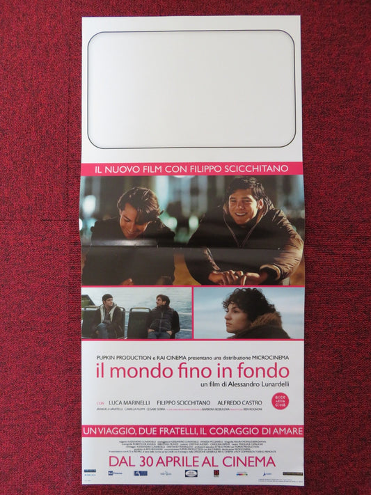 IL MONDO FINO IN FONDO ITALIAN LOCANDINA POSTER LUCA MARINELLI 2013 Rendezvous Cinema Movie posters