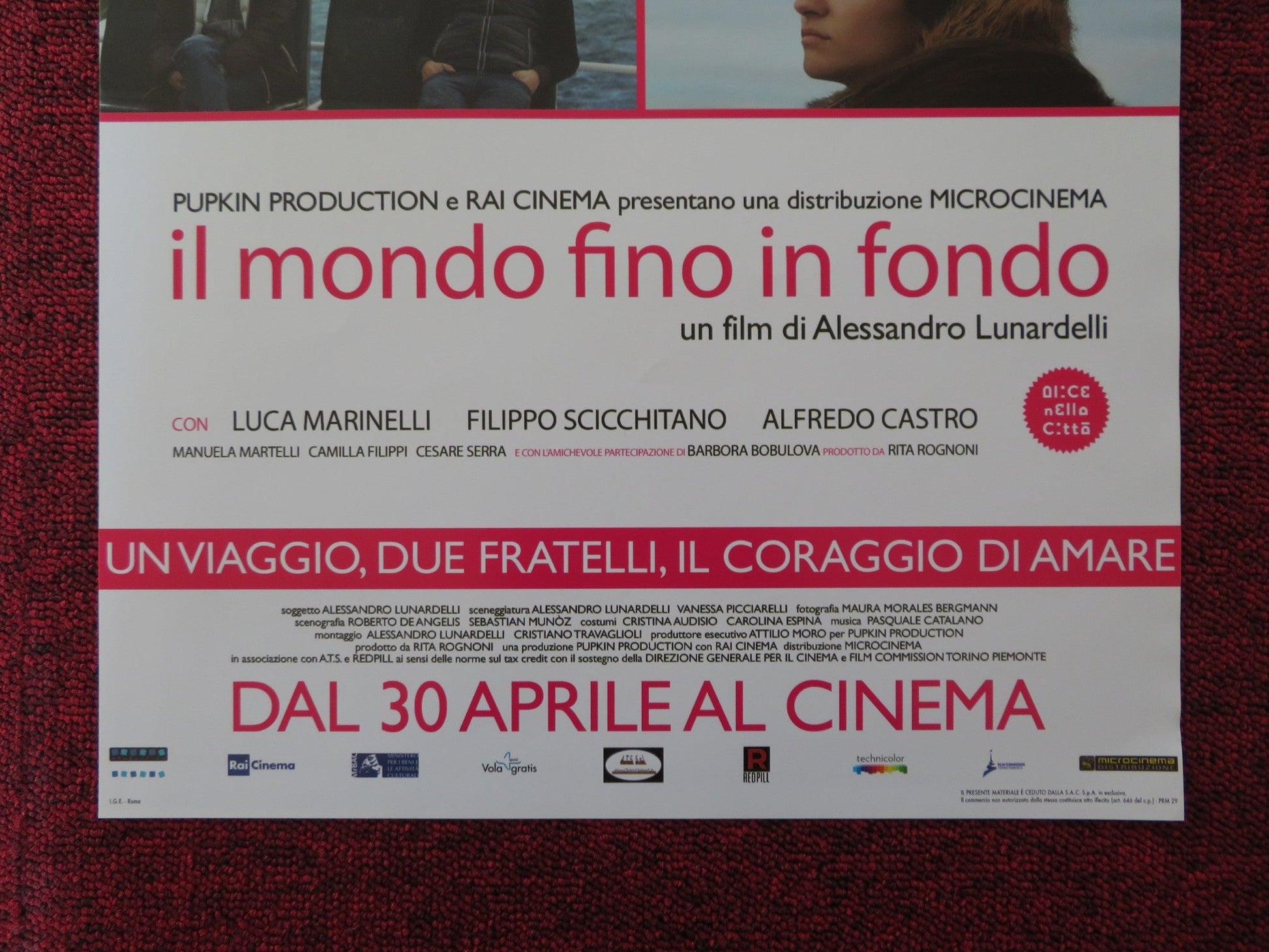 IL MONDO FINO IN FONDO ITALIAN LOCANDINA POSTER LUCA MARINELLI 2013 Rendezvous Cinema Movie posters