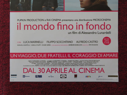 IL MONDO FINO IN FONDO ITALIAN LOCANDINA POSTER LUCA MARINELLI 2013 Rendezvous Cinema Movie posters