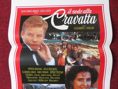 IL NODO ALLA CRAVATTA ITALIAN LOCANDINA (27.5"x13") POSTER PATRICK BAUCHAU 1991 Movie posters