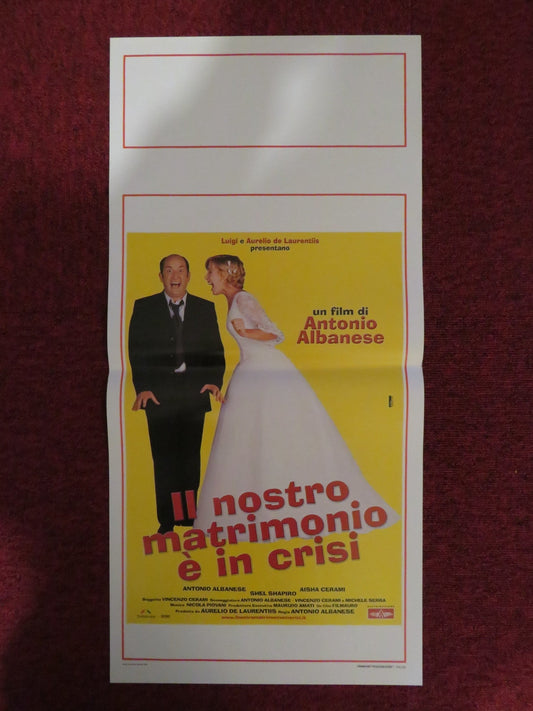 IL NOSTRO MATRIMONIO E IN CRISI ITALIAN LOCANDINA POSTER ERMINIO ABATE 2002 Rendezvous Cinema Movie posters