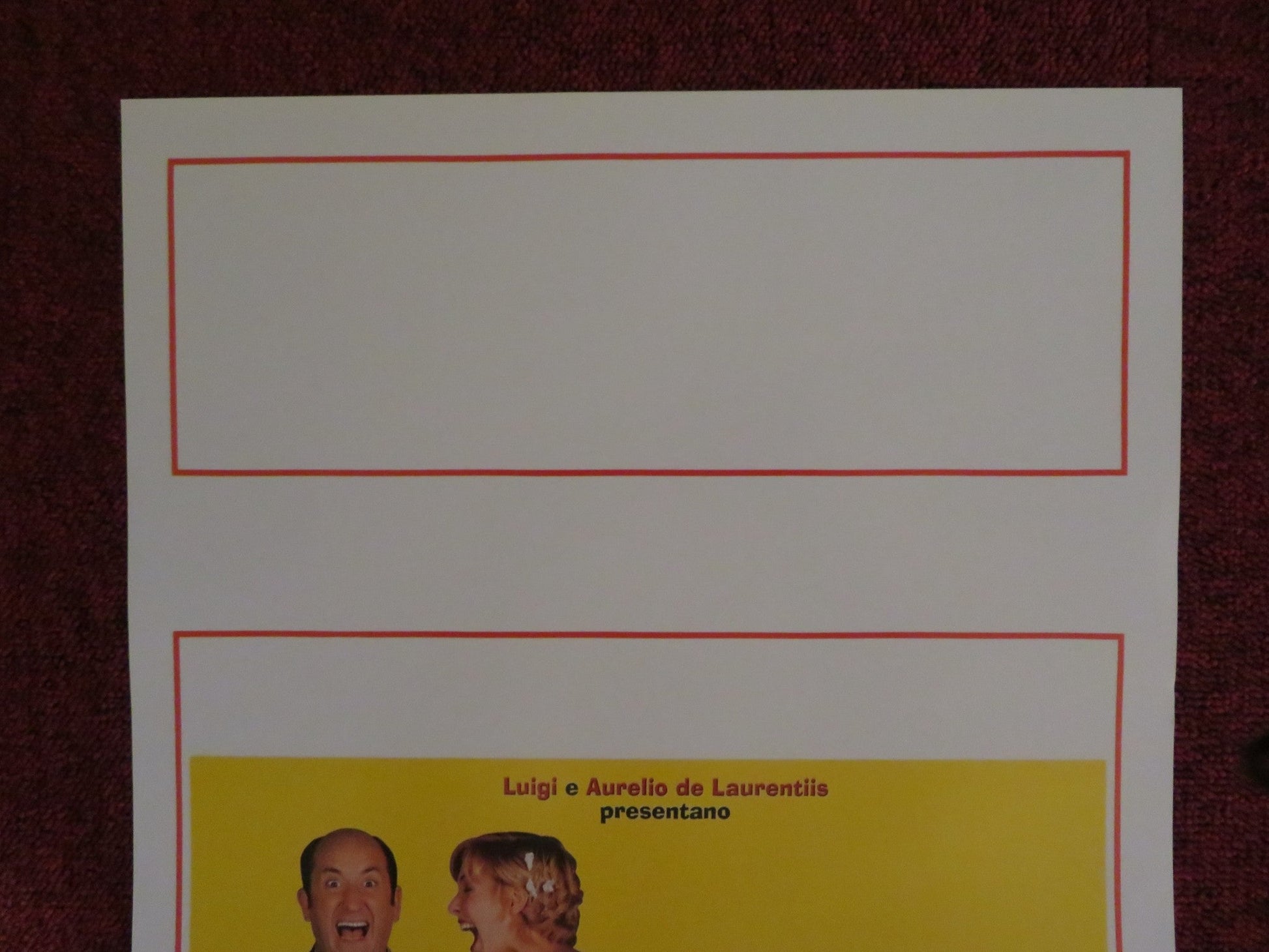 IL NOSTRO MATRIMONIO E IN CRISI ITALIAN LOCANDINA POSTER ERMINIO ABATE 2002 Rendezvous Cinema Movie posters