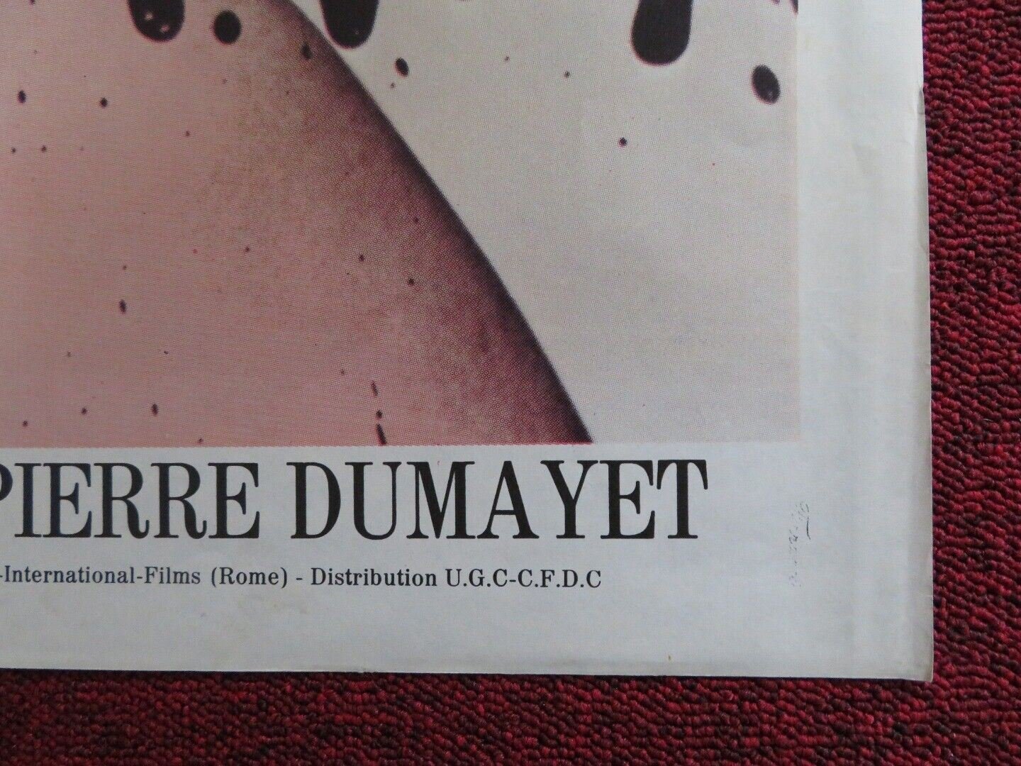 IL N'Y A PAS DE FUMEE SANS FEU FRENCH POSTER (31"x 23") ANNIE GIRARDOT 1973 Movie posters