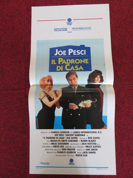 IL PADRONE DI CASA / The Super ITALIAN LOCANDINA (27.5"x13") POSTER JOE PESCI - Rendezvous Cinema
