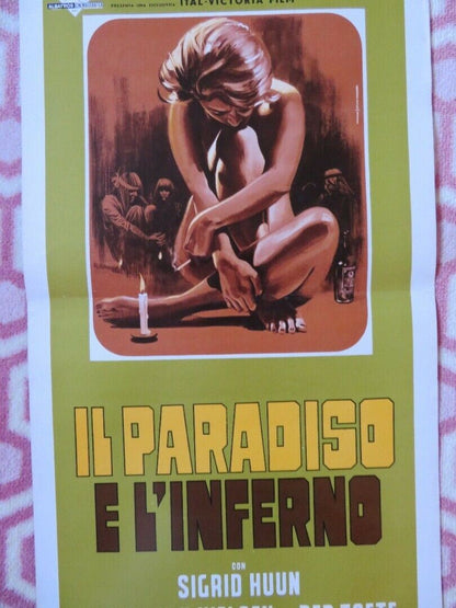 IL PARADISO E L'INFERNO /Heaven and Hell ITALIAN LOCANDINA(27.5"x13") POSTER '69 - Rendezvous Cinema