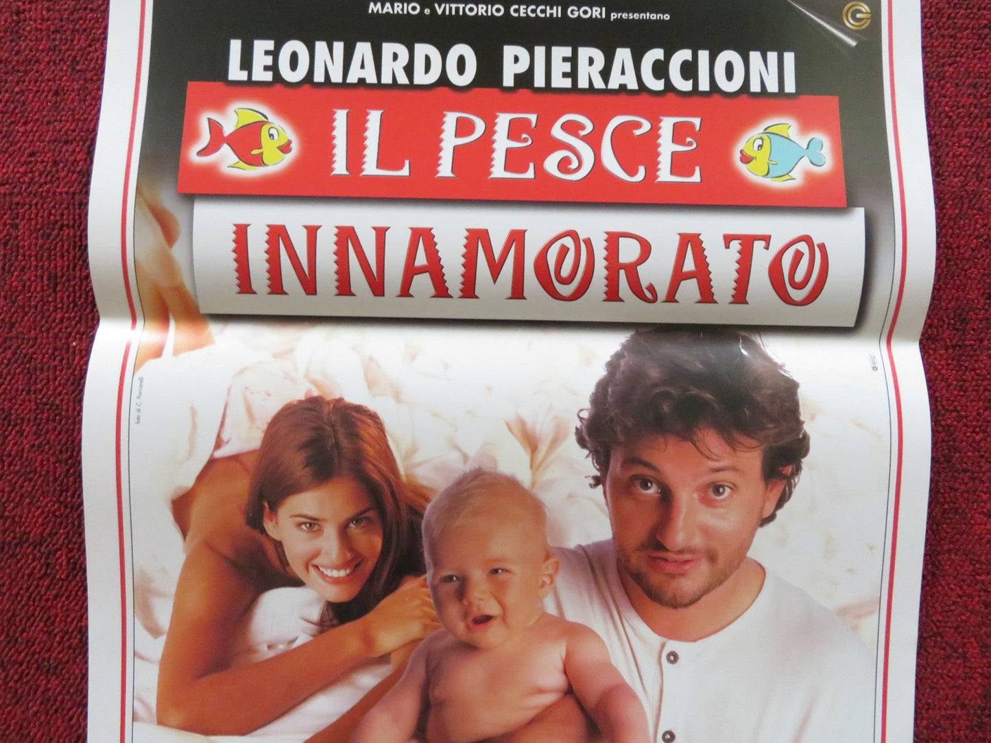 IL PESCE INNAMORATO ITALIAN LOCANDINA POSTER LEONARDO PIERACCIONI Y. DIAZ 1999 Rendezvous Cinema Movie posters