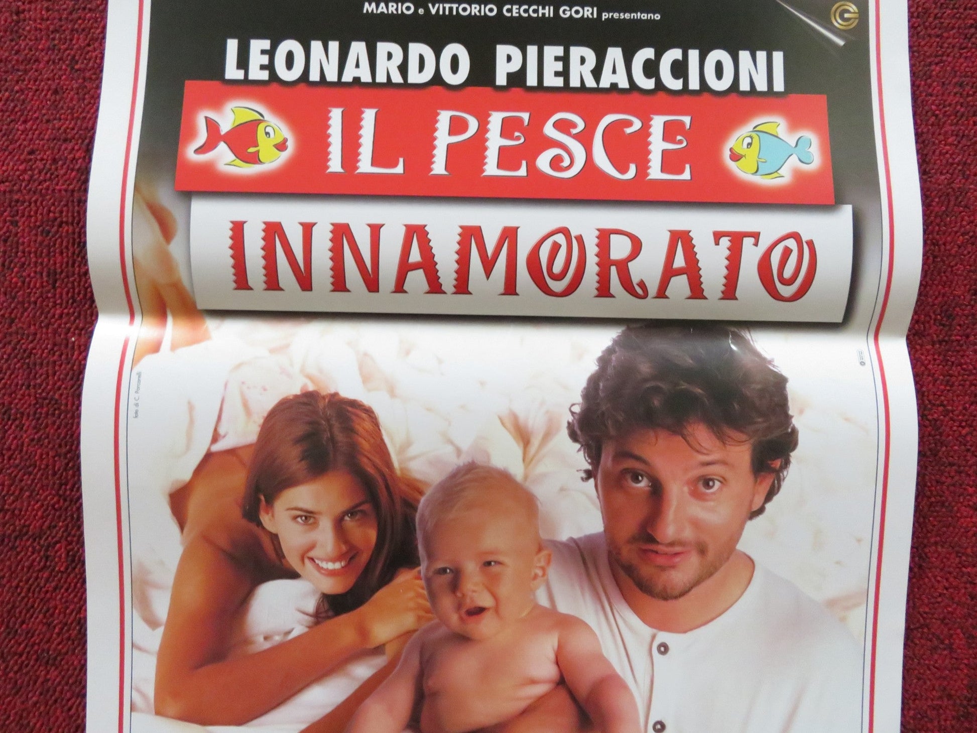 IL PESCE INNAMORATO ITALIAN LOCANDINA POSTER LEONARDO PIERACCIONI Y. DIAZ 1999 Rendezvous Cinema Movie posters