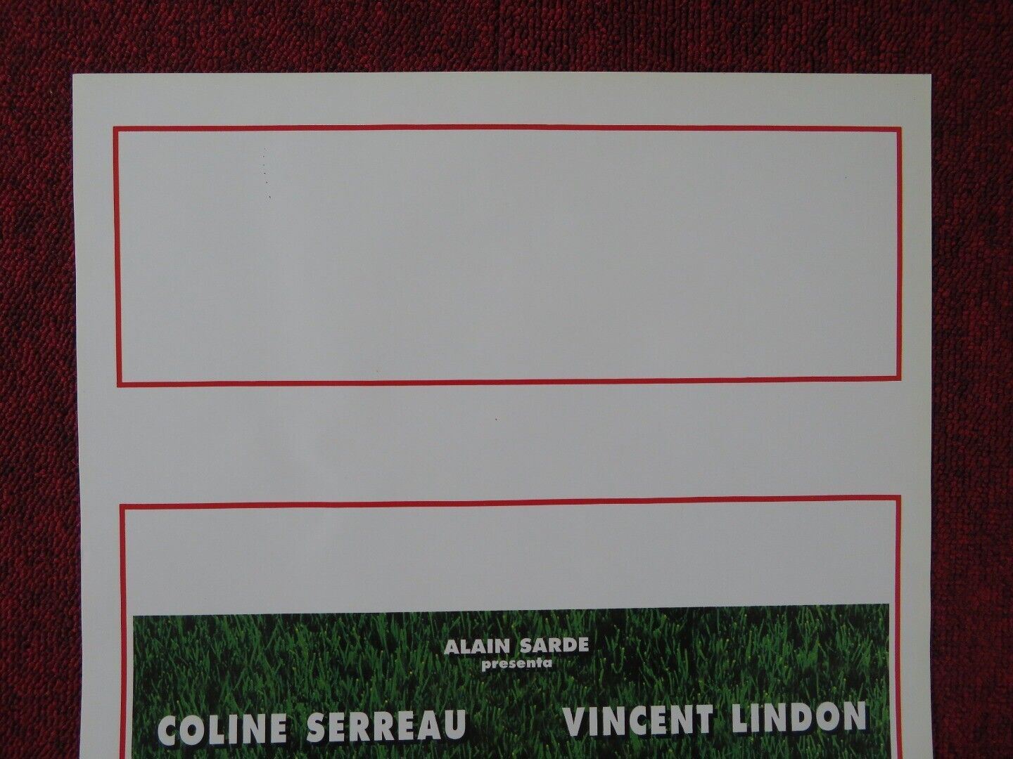 IL PIANETA VERDE ITALIAN LOCANDINA (27.5"x13") POSTER COLINE SERREAU 1997 Movie posters