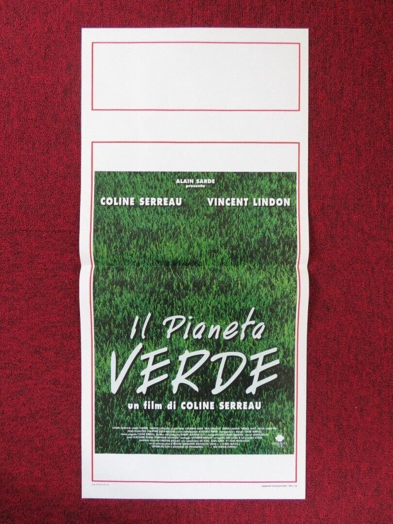 IL PIANETA VERDE ITALIAN LOCANDINA (27.5"x13") POSTER COLINE SERREAU 1997 Movie posters