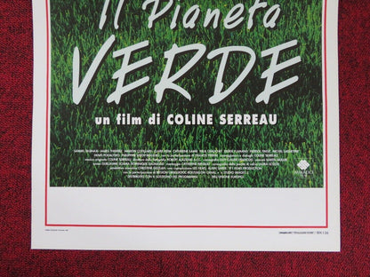 IL PIANETA VERDE ITALIAN LOCANDINA (27.5"x13") POSTER COLINE SERREAU 1997 Movie posters