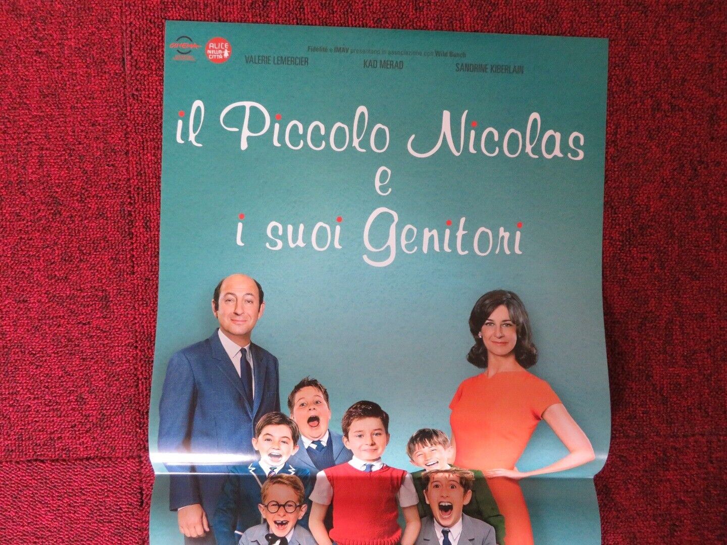 IL PICCOLO NICOLAS I SUOI GENITORI ITALIAN LOCANDINA (26.5"x12.5") POSTER 2009 - Rendezvous Cinema
