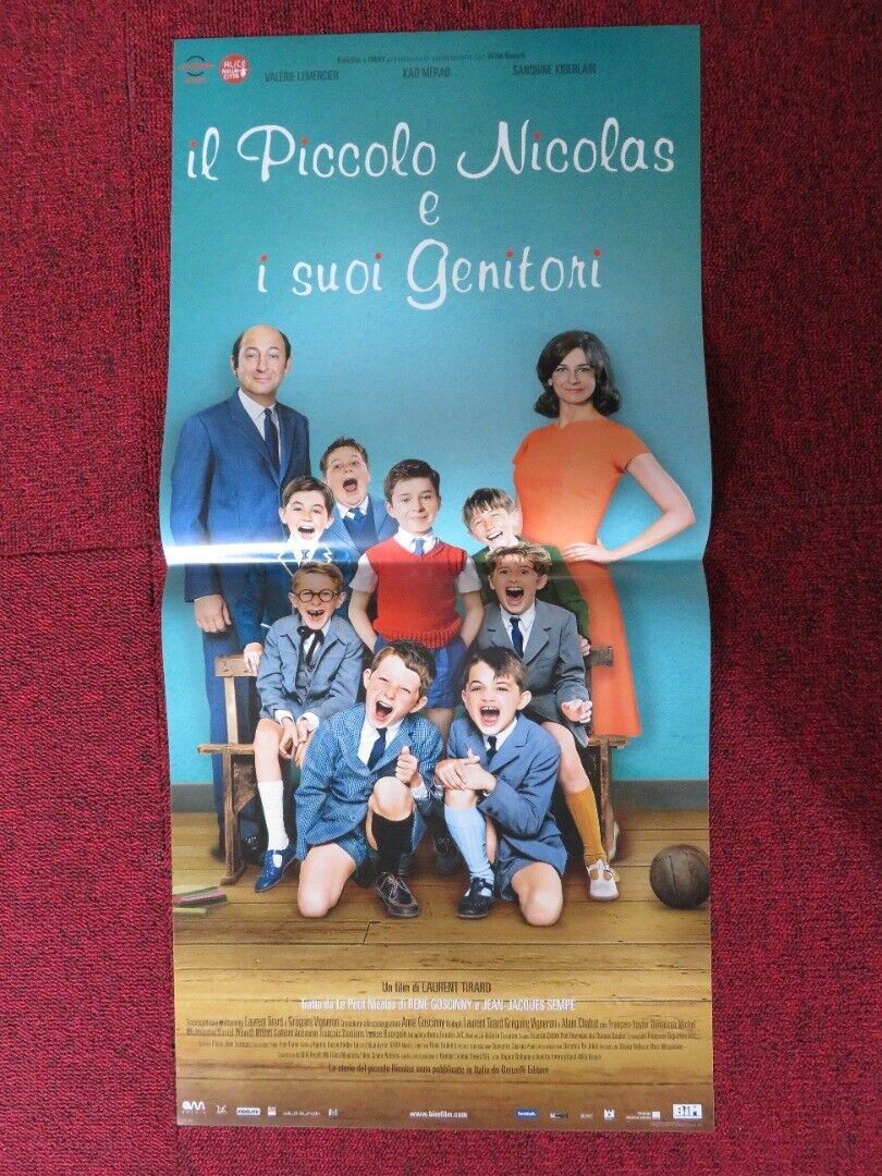 IL PICCOLO NICOLAS I SUOI GENITORI ITALIAN LOCANDINA (26.5"x12.5") POSTER 2009 - Rendezvous Cinema