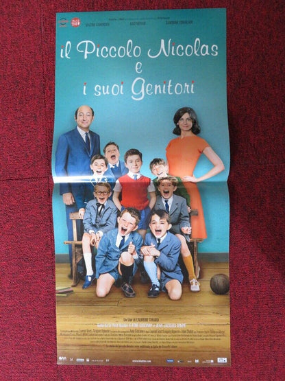 IL PICCOLO NICOLAS I SUOI GENITORI ITALIAN LOCANDINA (26.5"x12.5") POSTER 2009 - Rendezvous Cinema