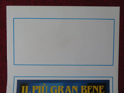 IL PIU GRAN BENE DEL MONDO ITALIAN LOCANDINA (27.5"x13") POSTER GARY OLDMAN 1988 Movie posters