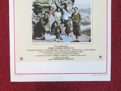 IL PIU LUNGO GIORNO ITALIAN LOCANDINA POSTER LUCA BIAGINI ENRICA M. MODUGNO 1998 Rendezvous Cinema Movie posters