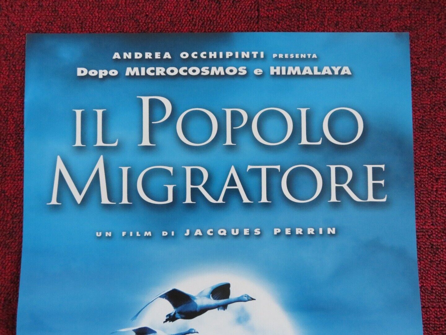 IL POPOLO MIGRATORE ITALIAN LOCANDINA (25"x12.5") POSTER JACQUES PERRIN 2001 - Rendezvous Cinema