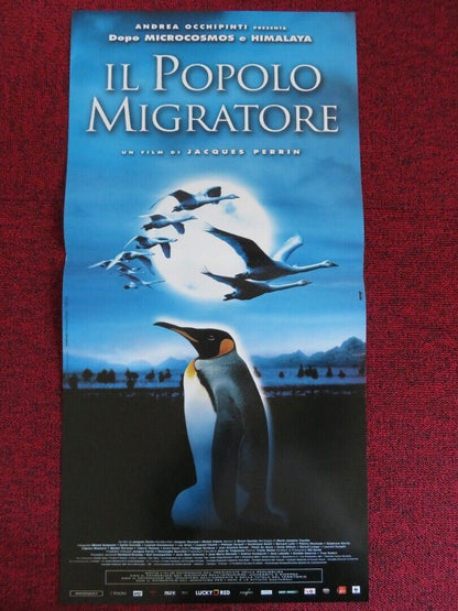 IL POPOLO MIGRATORE ITALIAN LOCANDINA (25"x12.5") POSTER JACQUES PERRIN 2001 - Rendezvous Cinema