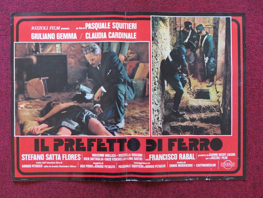 IL PREFETTO DI FERRO - B ITALIAN FOTOBUSTA POSTER GIULIANO GEMMA CARDINALE 1977 Rendezvous Cinema Movie posters