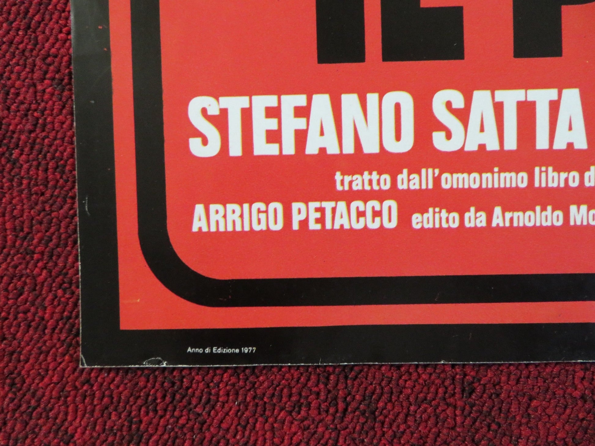 IL PREFETTO DI FERRO ITALIAN FOTOBUSTA POSTER GIULIANO GEMMA C. CARDINALE 1977 Rendezvous Cinema Movie posters