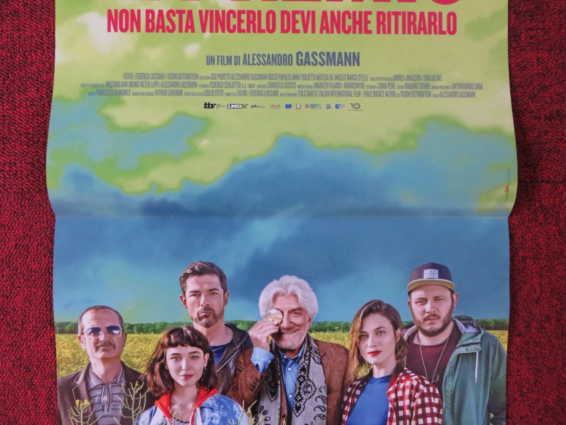 IL PREMIO ITALIAN LOCANDINA POSTER ALESSANDRO GASSMANN GIGI PROIETTI 2017 Rendezvous Cinema Movie posters