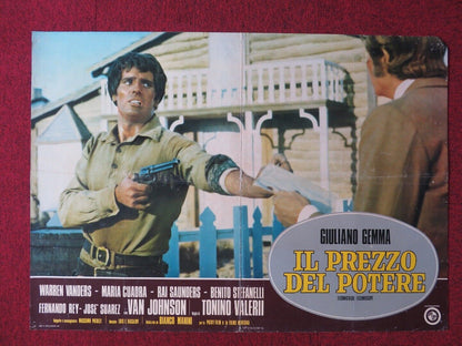 IL PREZZO DEL POTERE ITALIAN FOGLIO ROLLED POSTER GIULIANO GEMMA WARREN VANDERS Movie posters