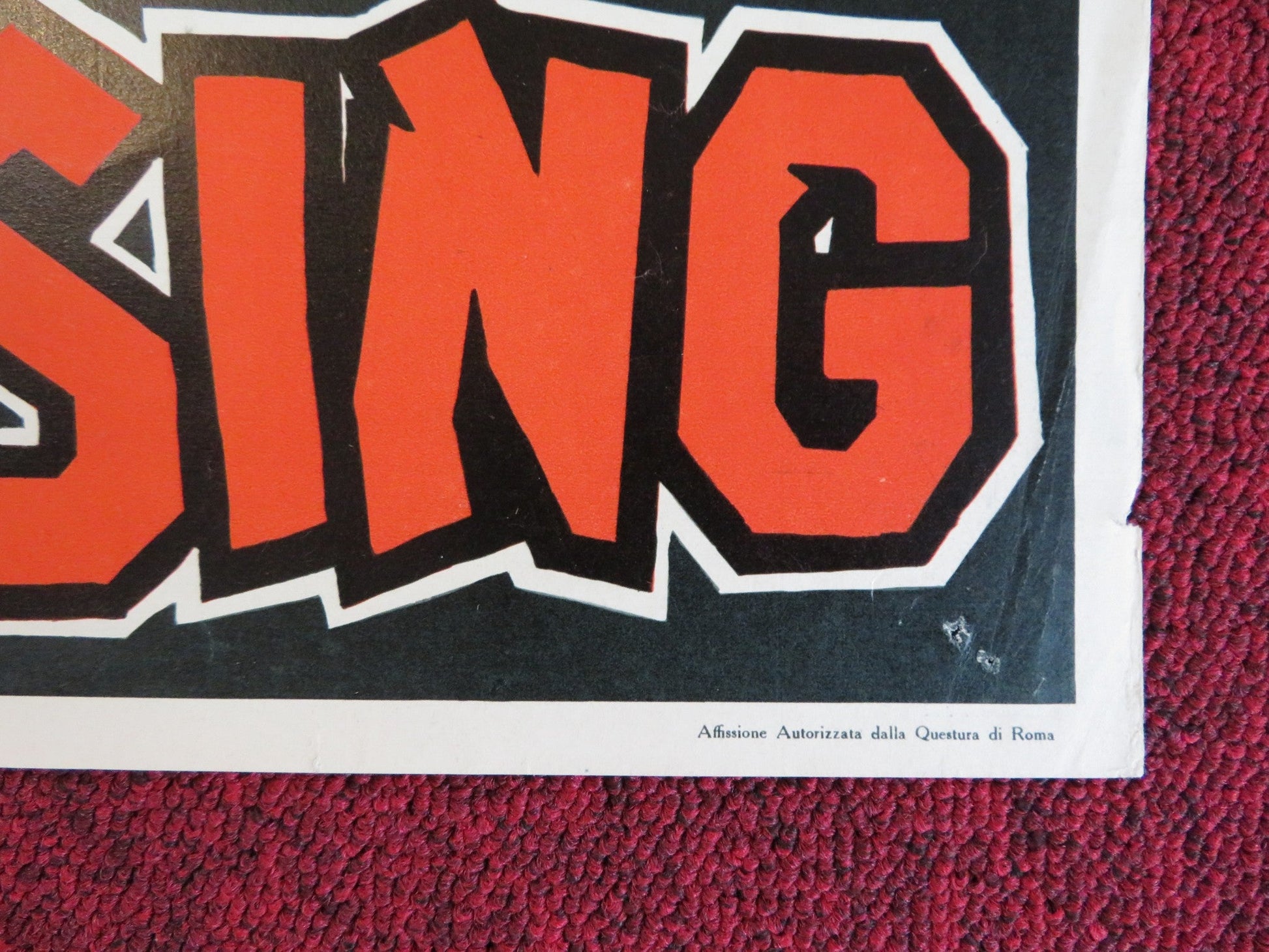 IL PUGILATORE DI SING SING ITALIAN FOTOBUSTA POSTER ANN RICHARDS BISHOP 1952 Rendezvous Cinema Movie posters