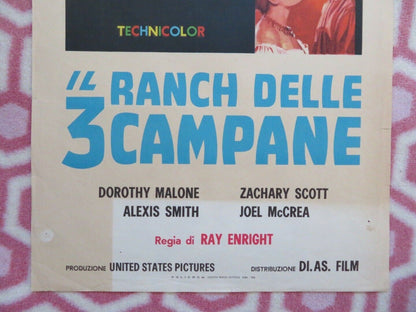 IL RANCH DELLE 3 CAMPANE DINA ITALIAN LOCANDINA (27.5"x13") POSTER 1963 Movie posters