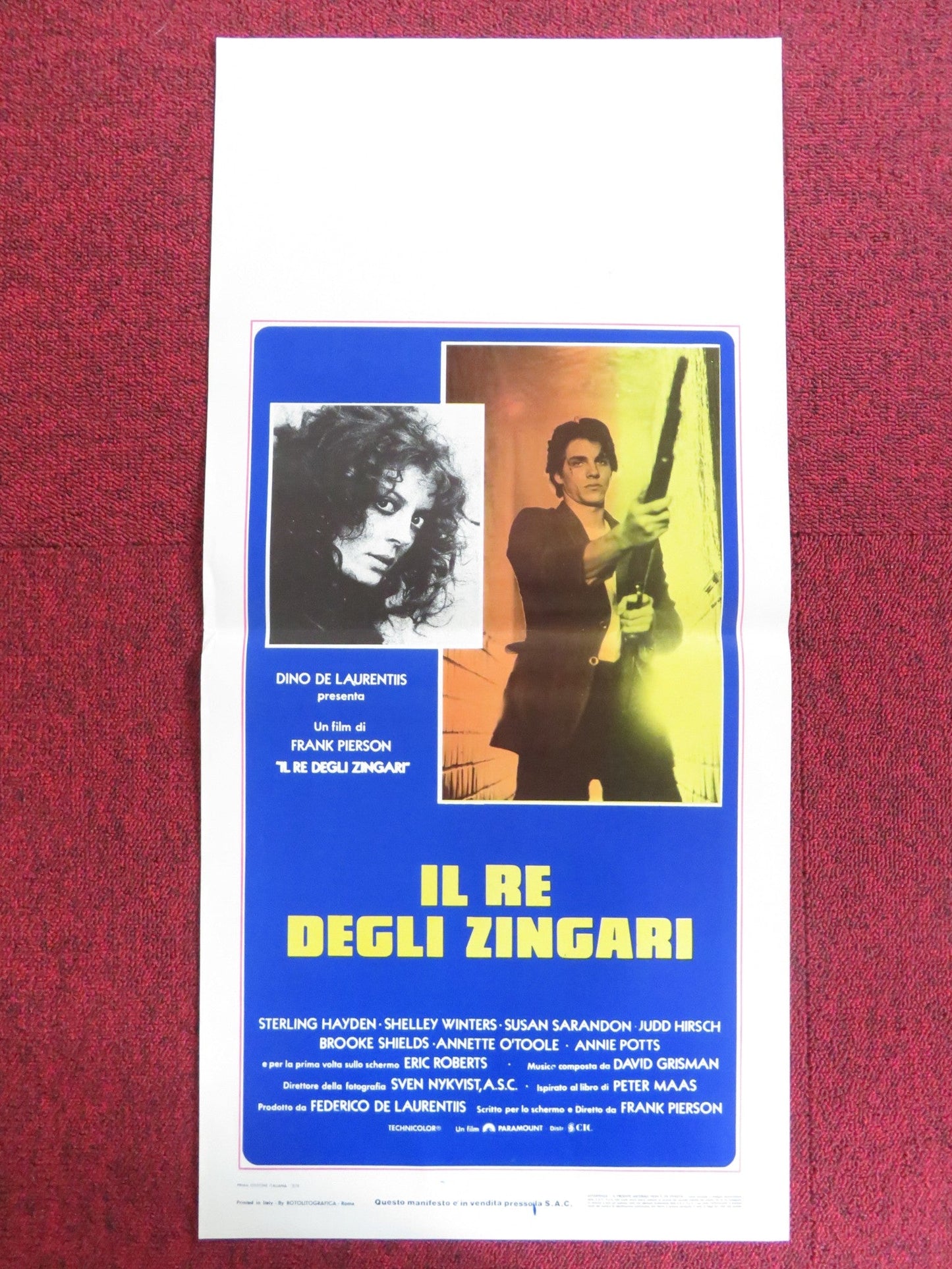 IL RE DEGLI ZINGARI ITALIAN LOCANDINA POSTER STERLING HAYDEN S. WINTERS 1979 Rendezvous Cinema Movie posters