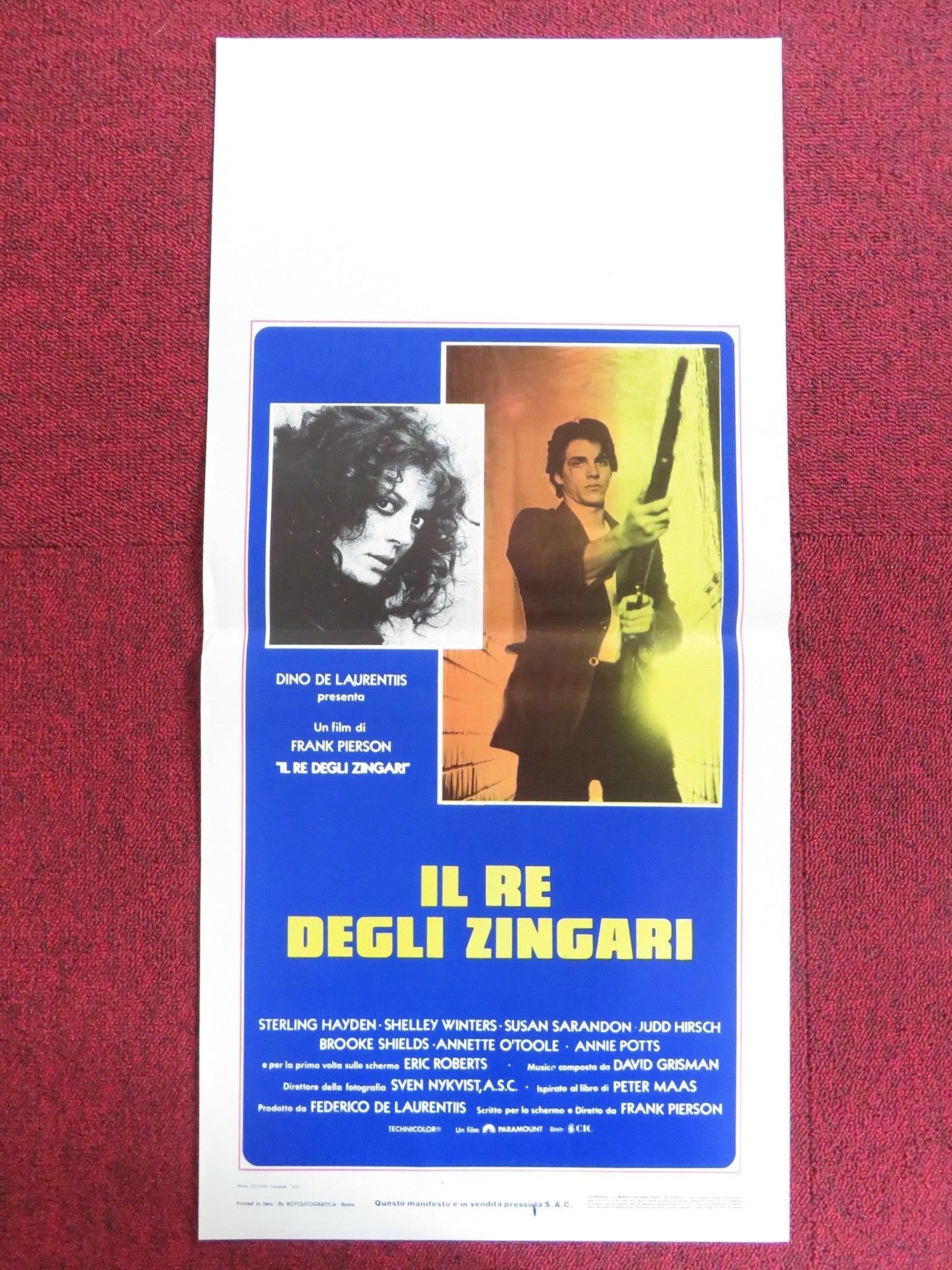 IL RE DEGLI ZINGARI ITALIAN LOCANDINA POSTER STERLING HAYDEN S. WINTERS 1979 Rendezvous Cinema Movie posters