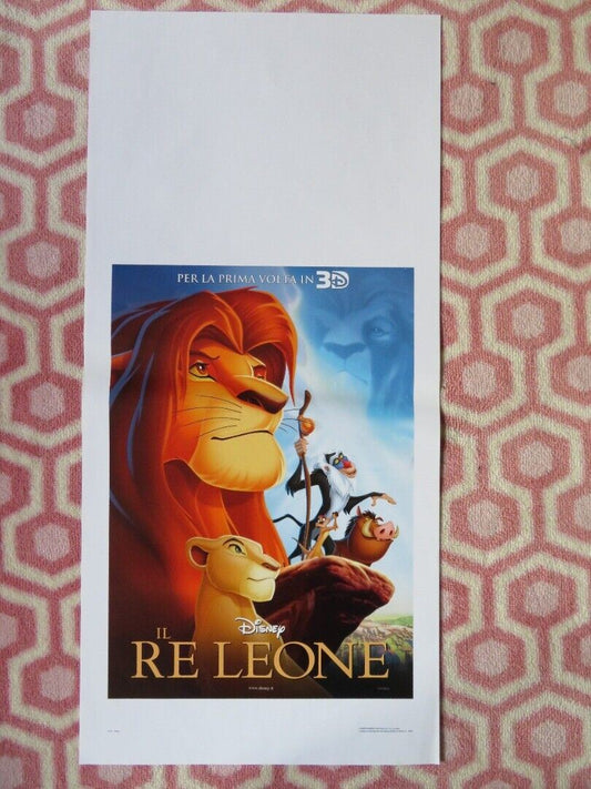IL RE LEONE / The Lion King 3D ITALIAN LOCANDINA (27.5"x13") POSTER DISNEY 2011 Movie posters