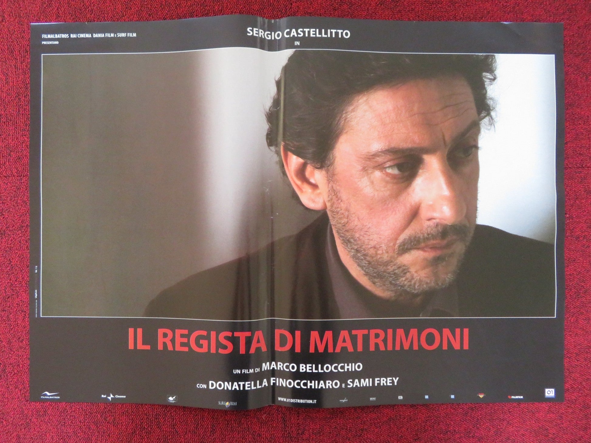 IL REGISTA DI MATRIMONI - B ITALIAN FOTOBUSTA POSTER SERGIO CASTELLITTO 2006 Rendezvous Cinema Movie posters