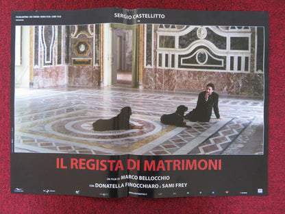 IL REGISTA DI MATRIMONI - D ITALIAN FOTOBUSTA POSTER SERGIO CASTELLITTO 2006 Rendezvous Cinema Movie posters