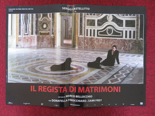 IL REGISTA DI MATRIMONI - D ITALIAN FOTOBUSTA POSTER SERGIO CASTELLITTO 2006 Rendezvous Cinema Movie posters