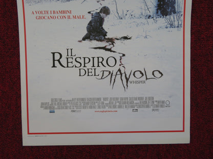 IL RESPIRO DEL DIAVOLO ITALIAN LOCANDINA POSTER JOSH HOLLOWAY J SHIRLEY 2007 Rendezvous Cinema Movie posters