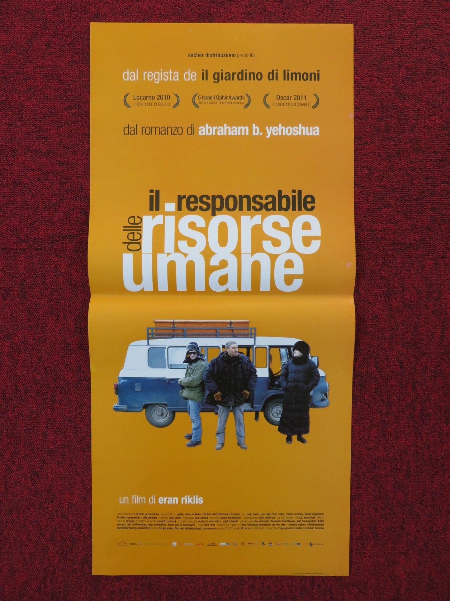 IL RESPONSABILE DELLE RISORSE UMANE ITALIAN LOCANDINA POSTER MARK IVANIR 2010 Rendezvous Cinema Movie posters