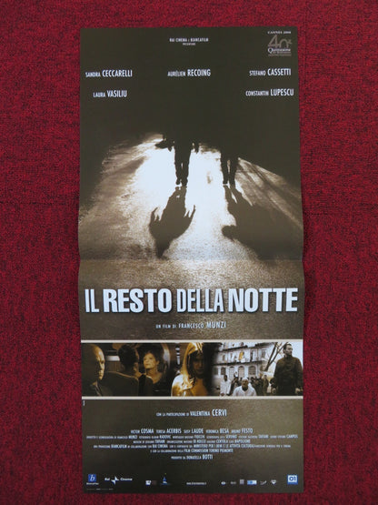 IL RESTO DELLA NOTTE ITALIAN LOCANDINA POSTER SANDRA CECCARELLI A. RECOING 2008 Rendezvous Cinema Movie posters
