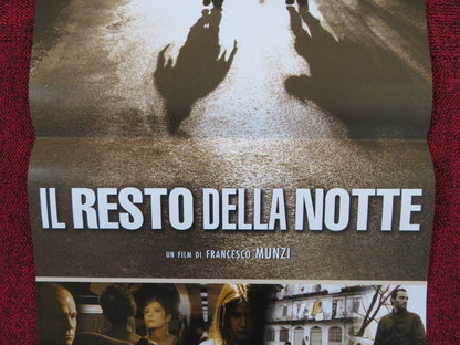 IL RESTO DELLA NOTTE ITALIAN LOCANDINA POSTER SANDRA CECCARELLI A. RECOING 2008 Rendezvous Cinema Movie posters