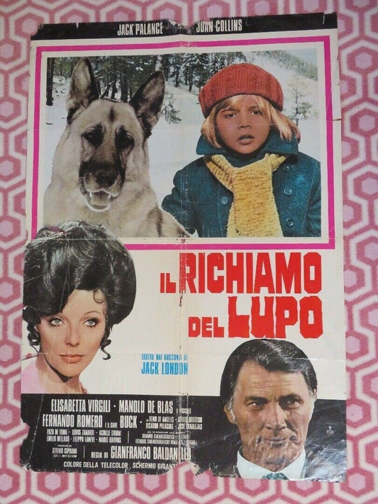 IL RICHIAMO DEL LUPO The Great Adventure ITALIAN FOGLIO POSTER JOAN COLLINS Movie posters