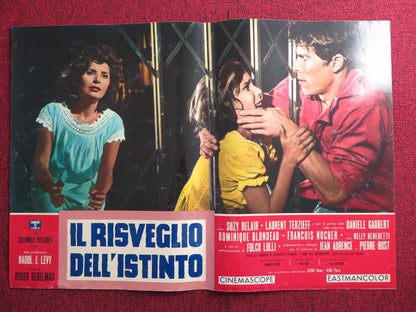 IL RISVEGLIO DELL'ISTINTO - B ITALIAN FOTOBUSTA POSTER SUZY DELAIR TERZIEFF 1960 Rendezvous Cinema Movie posters