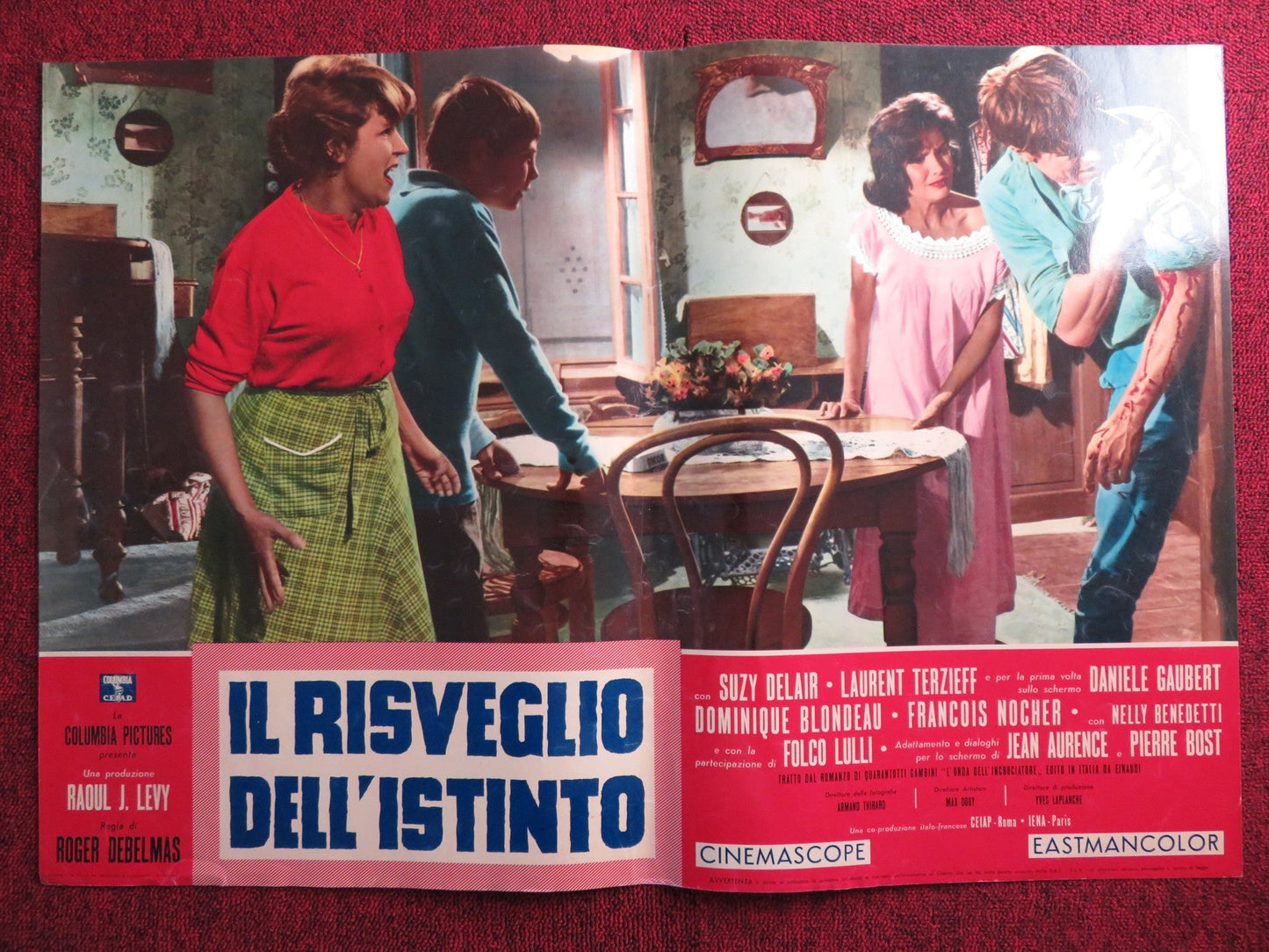 IL RISVEGLIO DELL'ISTINTO ITALIAN FOTOBUSTA POSTER SUZY DELAIR TERZIEFF 1960 Rendezvous Cinema Movie posters