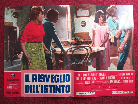 IL RISVEGLIO DELL'ISTINTO ITALIAN FOTOBUSTA POSTER SUZY DELAIR TERZIEFF 1960 Rendezvous Cinema Movie posters