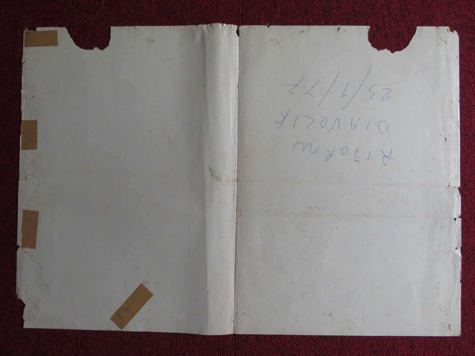 IL RITORNO DI DIAVOLIK / The Golden Bat ITALIAN FOTOBUSTA POSTER CONWAY 1966 Rendezvous Cinema Movie posters