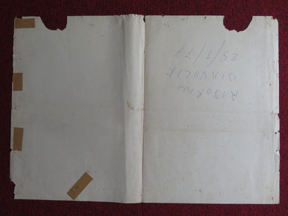 IL RITORNO DI DIAVOLIK / The Golden Bat ITALIAN FOTOBUSTA POSTER CONWAY 1966 Rendezvous Cinema Movie posters