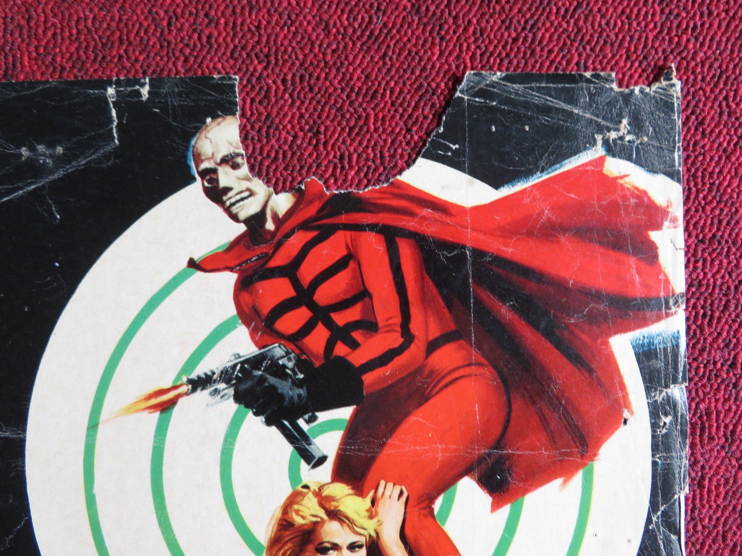 IL RITORNO DI DIAVOLIK / The Golden Bat ITALIAN FOTOBUSTA POSTER CONWAY 1966 Rendezvous Cinema Movie posters