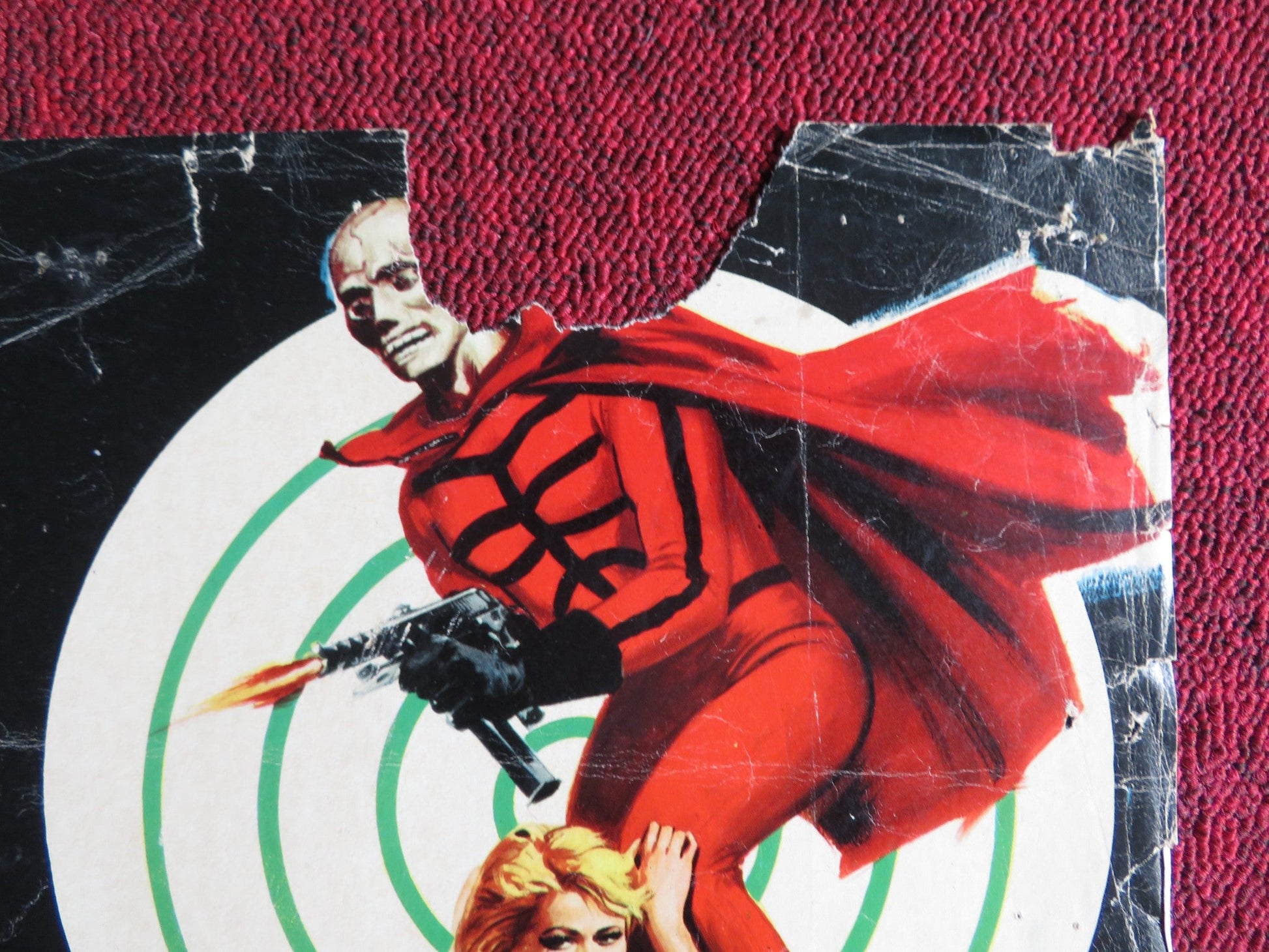 IL RITORNO DI DIAVOLIK / The Golden Bat ITALIAN FOTOBUSTA POSTER CONWAY 1966 Rendezvous Cinema Movie posters